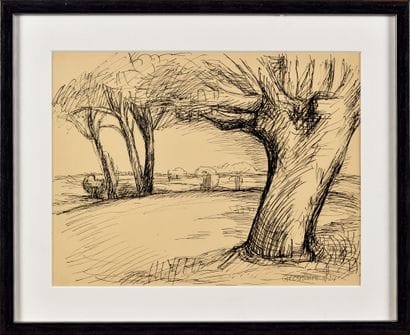 Marcel GROMAIRE (FRANCE/ 1892-1971)
Paysage,...