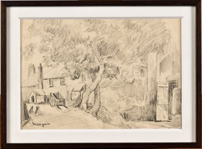 Henri MANGUIN (1874-1949)
Ruelle de village
Graphite...