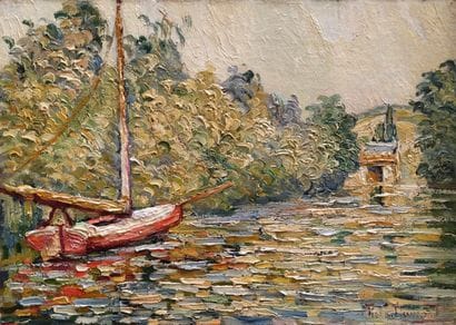 Pierre DUMONT (1884-1936)
Voilier sur la...