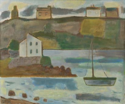 Simon SEGAL (1898-1969)
Vue du littoral
Huile...