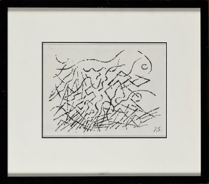 Jacques GERMAIN (1915-2001)
Composition
Encre...