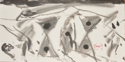 T'ANG HAYWEN (CHINE-FRANCE/ 1927-1991)

Composition,...