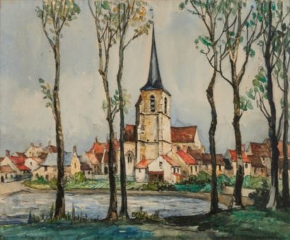 FRANK-WILL (1900-1950)

Eglise de village,...
