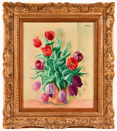 Moïse KISLING (POLOGNE-FRANCE/ 1891-1953)

Tulipes,...