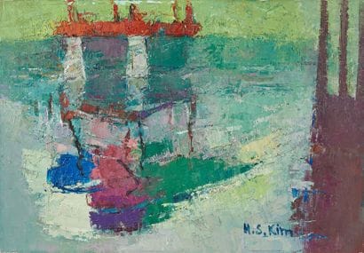 Kim HEUNG-SOU (CORÉE/ 1919-2014)

Composition,...
