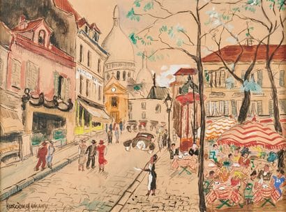 Lucien GENIN (1894-1953)

La place du Tertre...