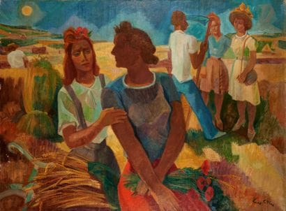 Yves ALIX (1890-1969)

La promenade aux champs,...