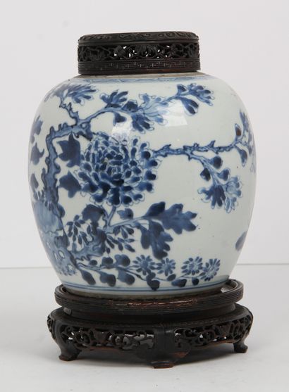Chine, fin XVIIIe siècle 

Pot à gingembre,...