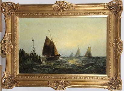 ÉCOLE FRANÇAISE DU XIXe siècle.

« Bateaux...