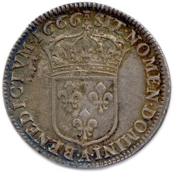 LOUIS XIV 1643 – 1715

Quart d’écu d’argent...