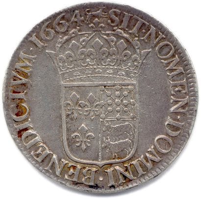 LOUIS XIV 1643 – 1715

Écu d’argent buste...