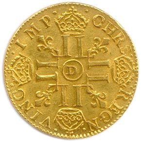 LOUIS XIV 1643 – 1715 

Louis d’or à la perruque...