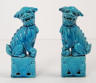 Chine, XXe siècle

Couple de chiens de Fô...