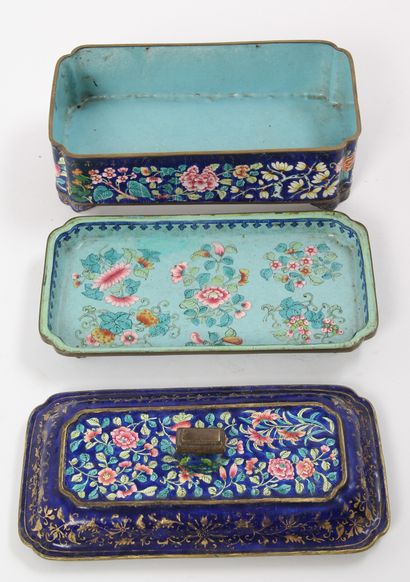 Chine, époque Jiaqing, début XIXe siècle

Coffret...
