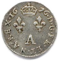 LOUIS XIV 1643 – 1715 

Deux sols d’argent...
