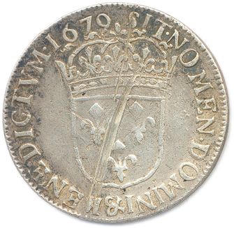 LOUIS XIV 1643 – 1715

Quart d’écu d’argent...