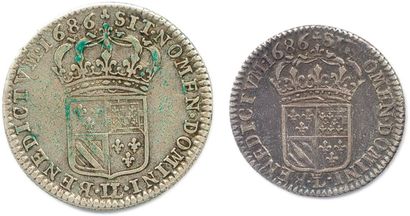 LOUIS XIV 1643 – 1715

1/8e écu Carambole...
