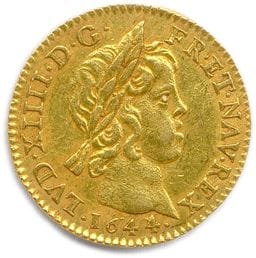 LOUIS XIV 1643 - 1715 

Demi-louis d’or mèche...