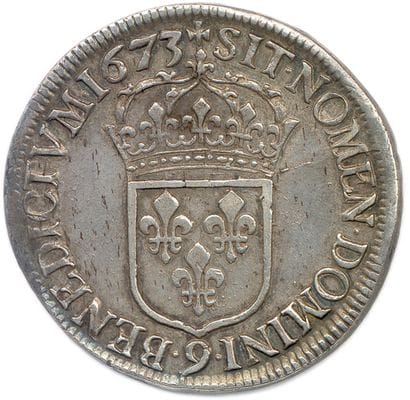 LOUIS XIV 1643 – 1715

Écu d’argent à la...