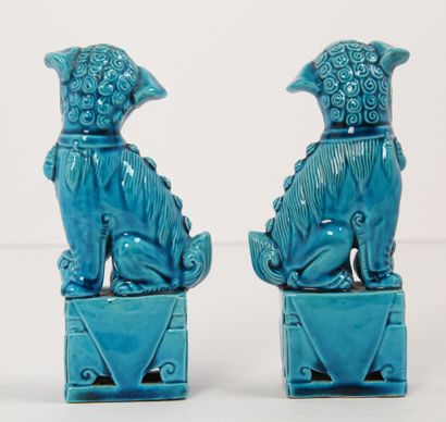 Chine, XXe siècle

Couple de chiens de Fô...