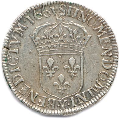 LOUIS XIV 1643 – 1715

Demi-écu d’argent...