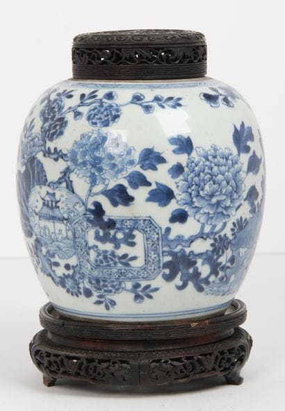 Chine, fin XVIIIe siècle 

Pot à gingembre,...
