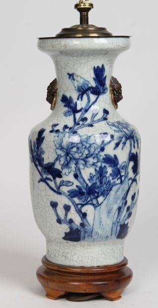 Chine, Nankin, fin du XIXe siècle, 

Vase...