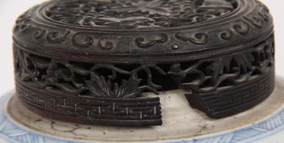Chine, fin XVIIIe siècle 

Pot à gingembre,...