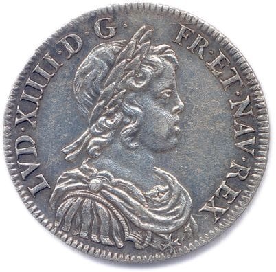 LOUIS XIV 1643 – 1715

Demi-écu d’argent...