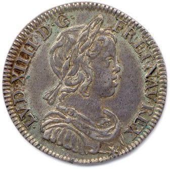LOUIS XIV 1643 - 1715

Quart d’écu d’argent...