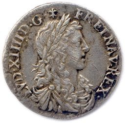 LOUIS XIV 1643 – 1715

1/12e écu au buste...