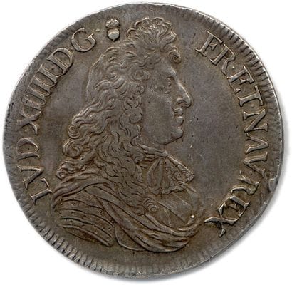 LOUIS XIV 1643 – 1715

Écu d’argent à la...