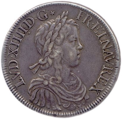 LOUIS XIV 1643 – 1715

Écu d’argent mèche...