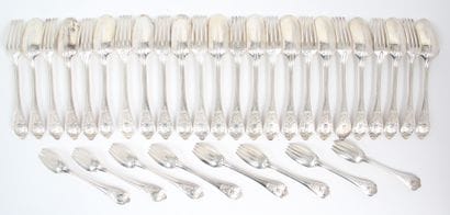 CARDEILHAC

Douze couverts de table et huit...