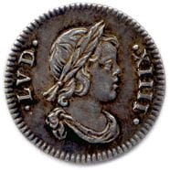 LOUIS XIV 1643 – 1715

1/24e écu d’argent...