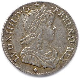 LOUIS XIV 1643 – 1715

1/12e écu d’argent...