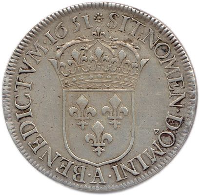 LOUIS XIV 1643 – 1715

Écu d’argent mèche...