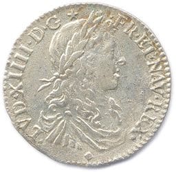 LOUIS XIV 1643 – 1715

1/12e écu au buste...
