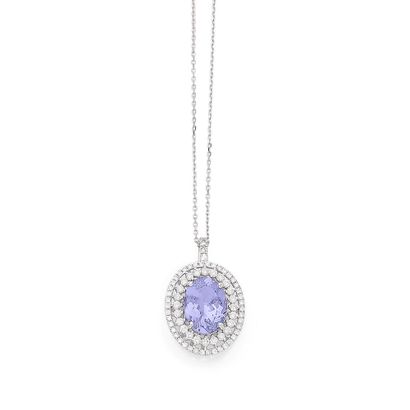 PENDENTIF
de forme ovale retenant en son...