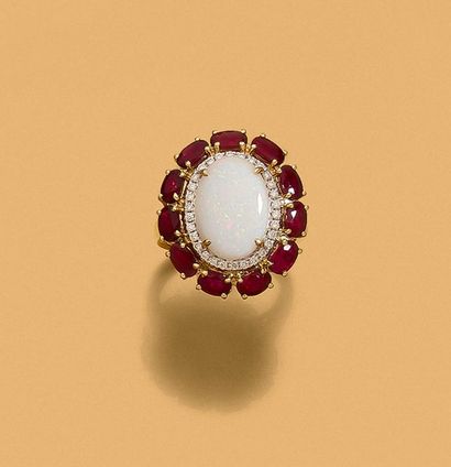 BAGUE COCKTAIL
ornée en son centre d'une...