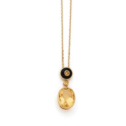 PENDENTIF
de forme circulaire retenant trois...