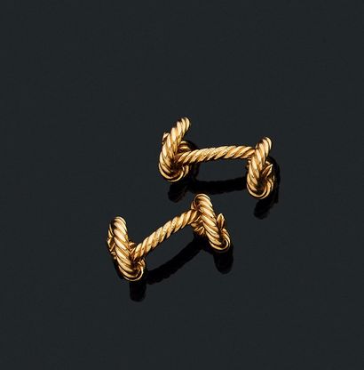 HERMÈS
ATELIER GEORGES LENFANT
PAIRE DE BOUTONS...