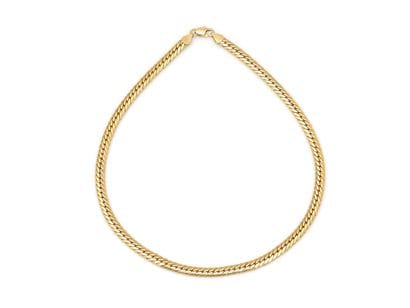 COLLIER
retenant une chaîne en maille anglaise....