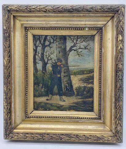 19th century SCHOOL

Soldier

Oil on canvas

24...