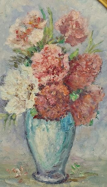 N. VAILLANT

Flower bouquet

Pair of oils...