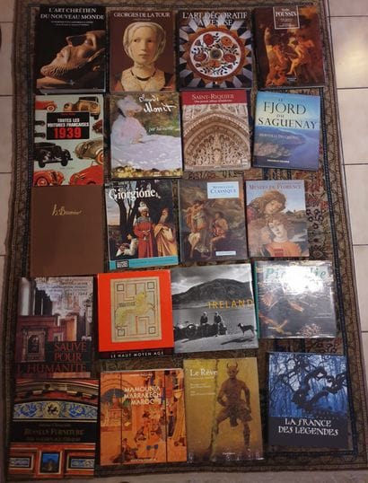 IMPORTANT LOT OF LARGE-format ART BOOKS (in...