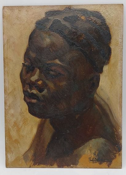 Circa 1930-1940

Portrait of a woman

Oil...