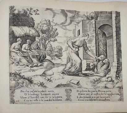 COLLECTION OF ANTIQUE ENGRAVINGS

XVI-XVIIIth...