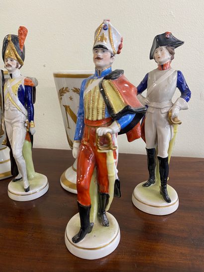 NAPOLEONIC MEMORIES

- pair of white porcelain...