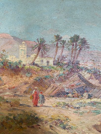 A. BROUARD (XIX-XX)

Orientalist seaside...